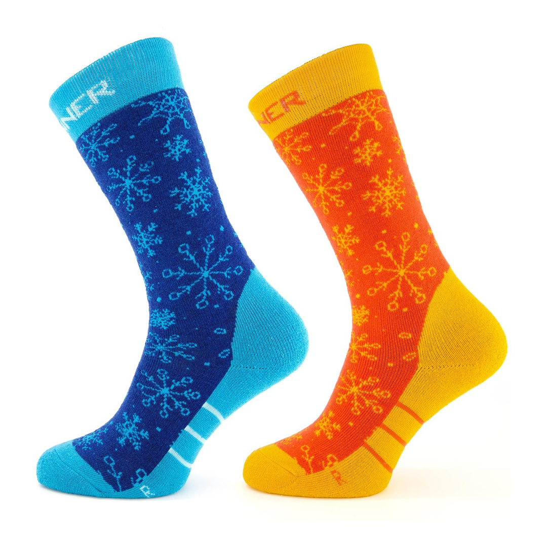 SINNER Kids Ski Socks Snow Double Pack|Junior