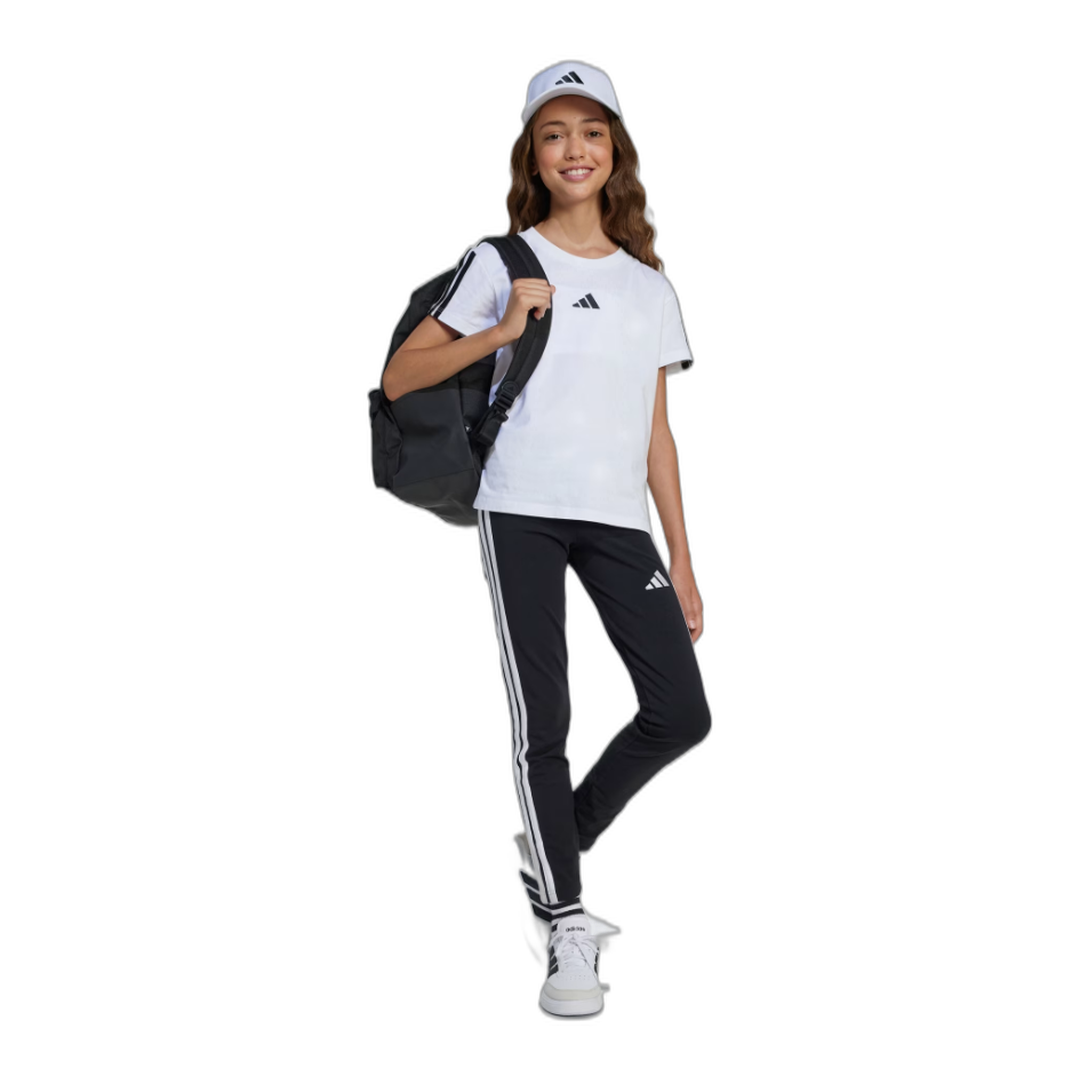 ADIDAS JG 3S TEE 160|white/black_Wmn