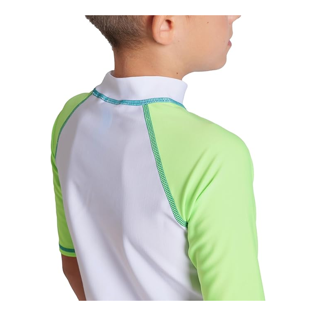 ARENA Unisex Jr Rash Vest S/S Graphic-Junior