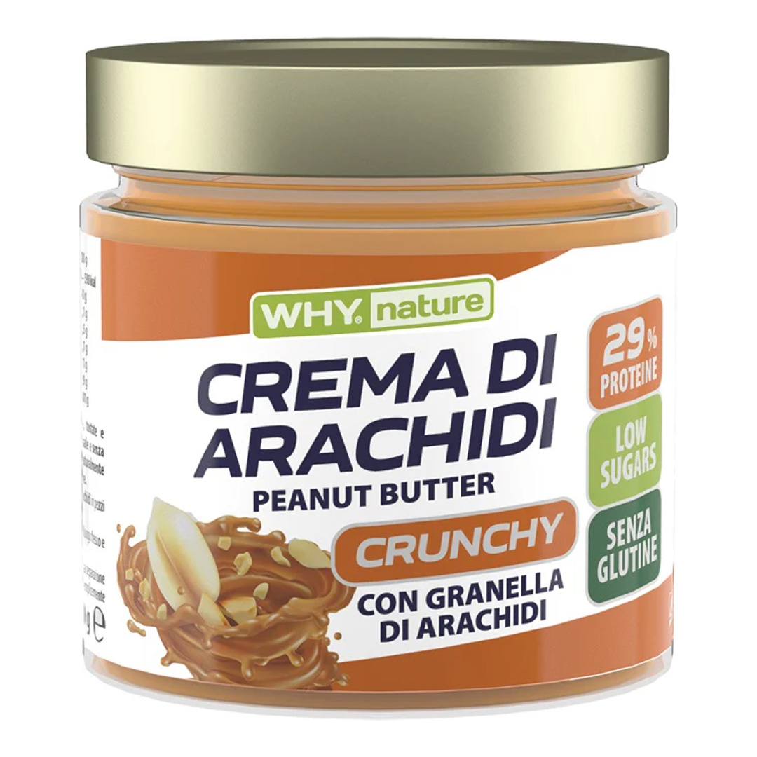 WHYNATURE Burro Di Arachidi Crunchy 350G