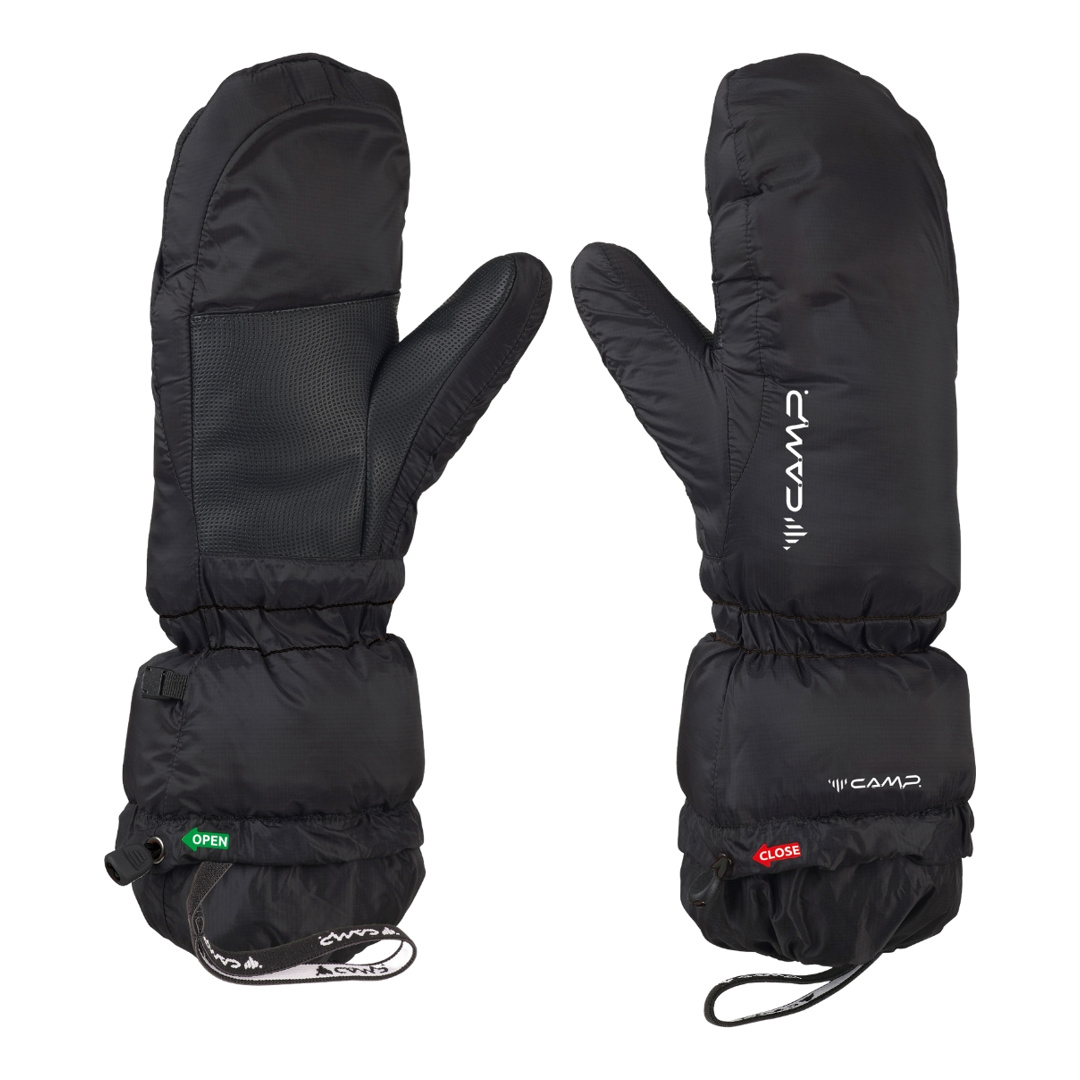 Guanti CAMP HOTMITT N - Nero / Rosso