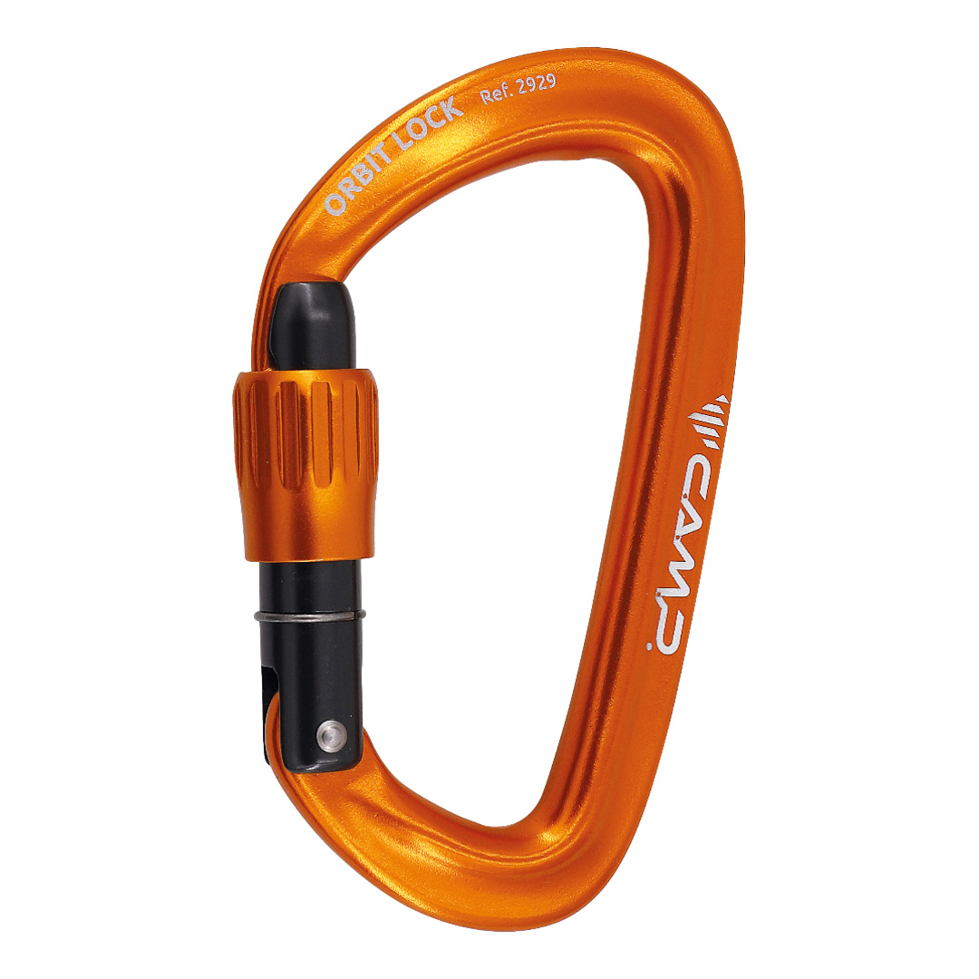 Moschettoni CAMP Orbit Lock - Arancione
