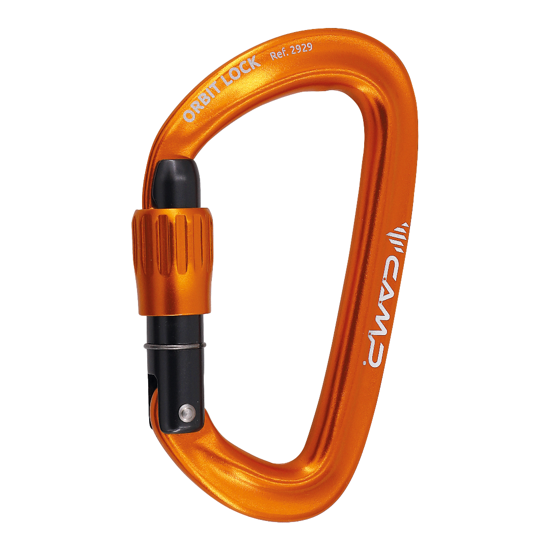 Moschettone CAMP ORBIT LOCK - Arancione