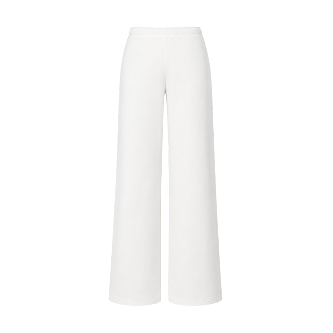 Pantaloni in velluto a coste a gamba dritta
