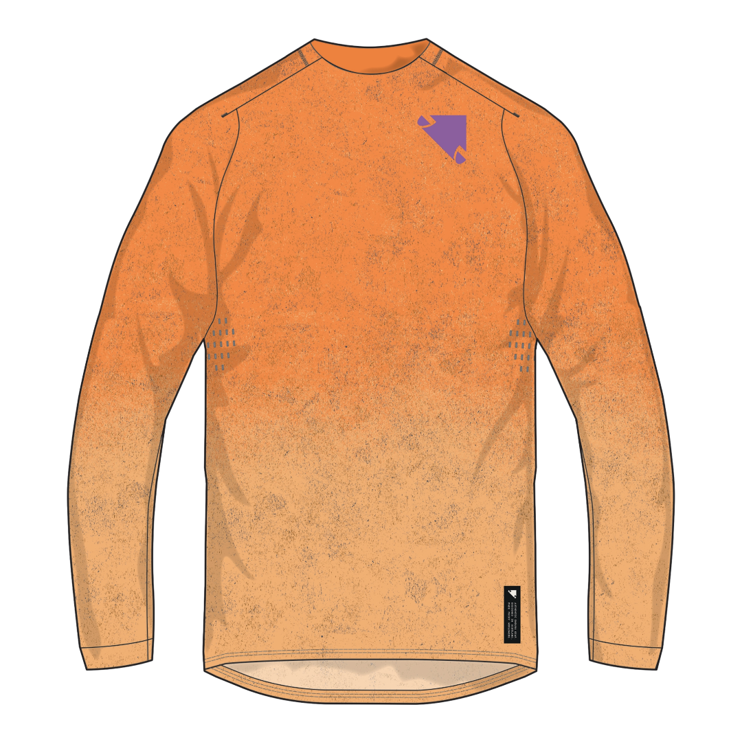 Maglietta uomo SINGLETRACK L/S PRINT TEE