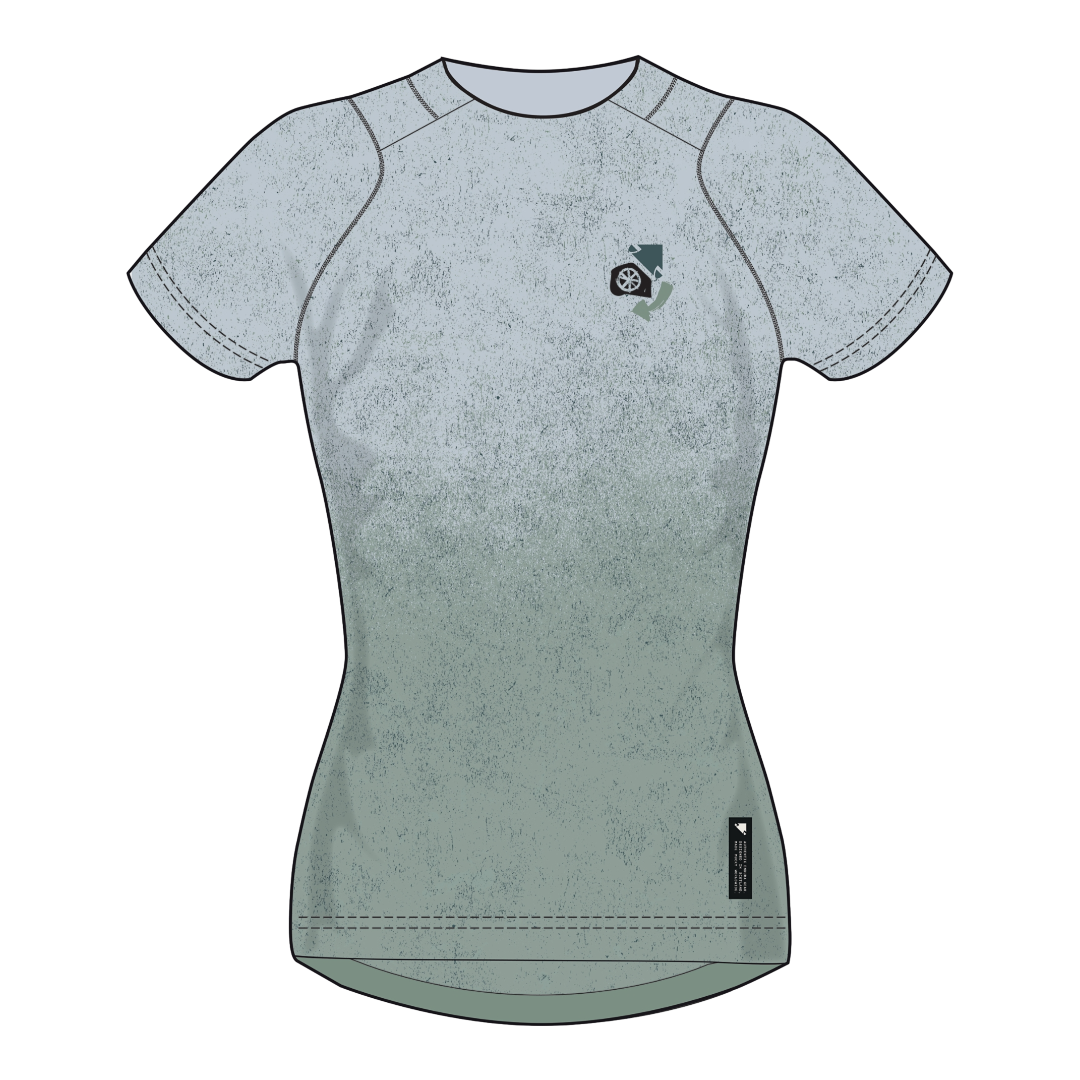 T-shirt bici donna SINGLETRACK S/S PRINT TEE