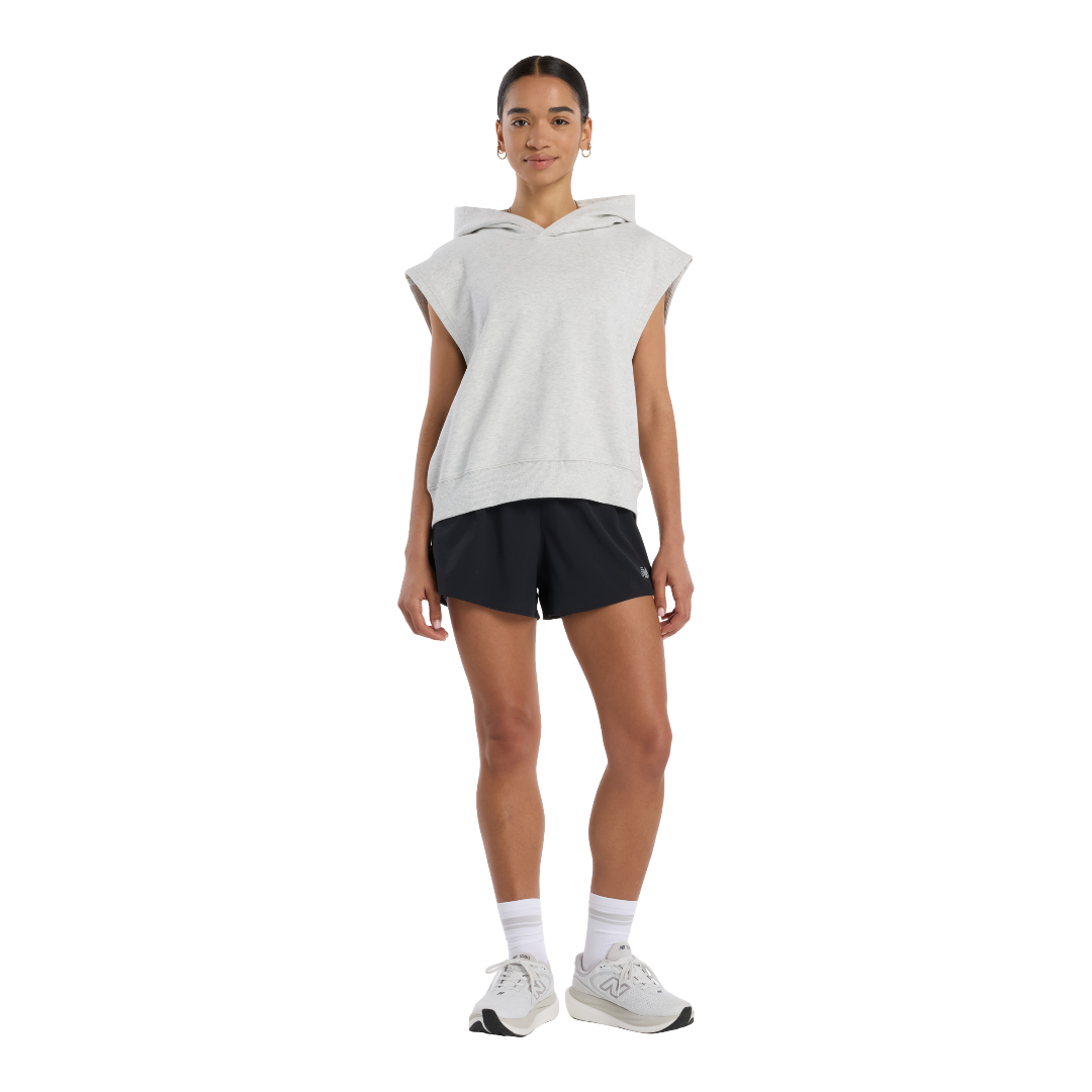 NEW BALANCE Embossed Sleeveless Hoodie - Wmn