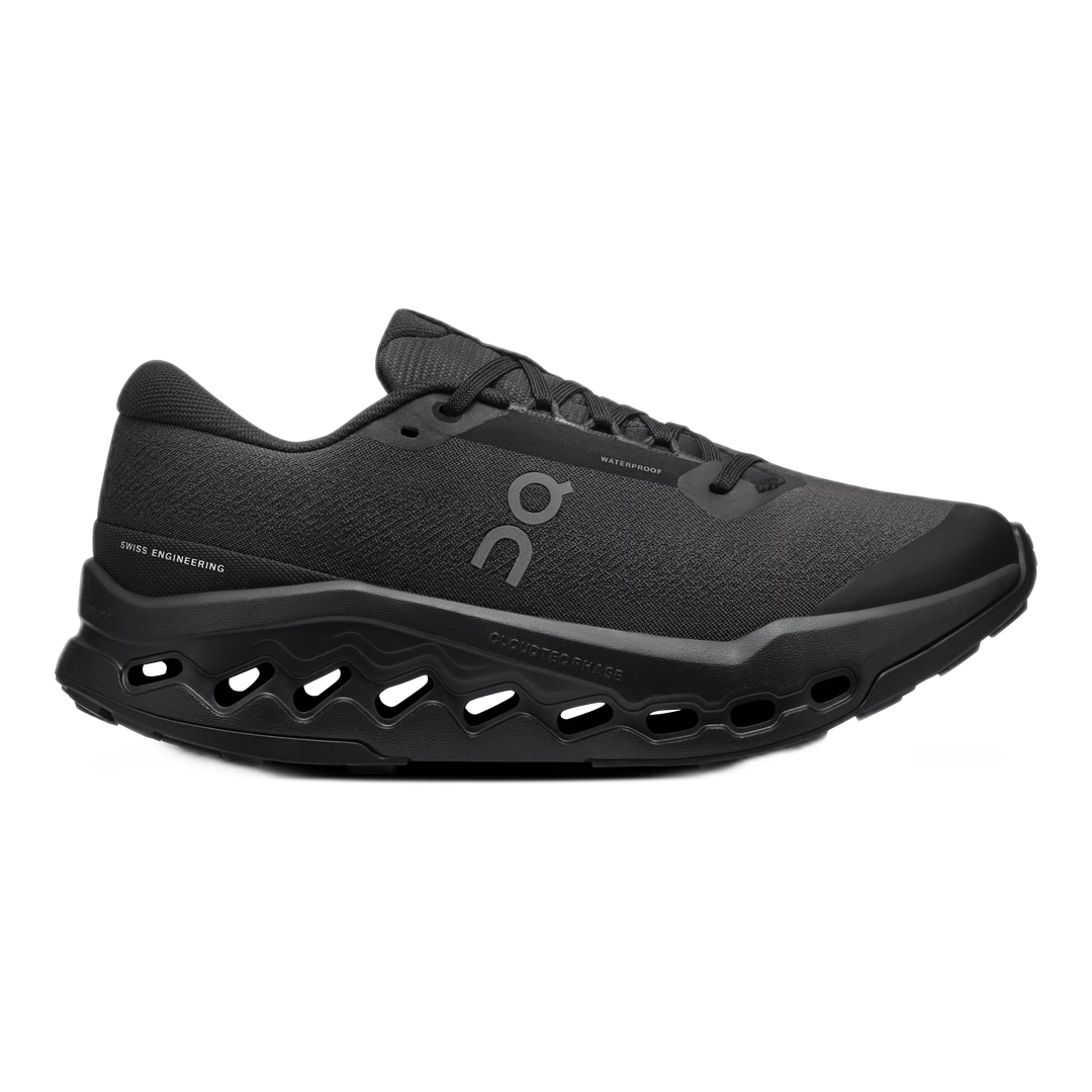 ON Cloudsurfer Trail 2 WP/1043 Black Black|Wmn