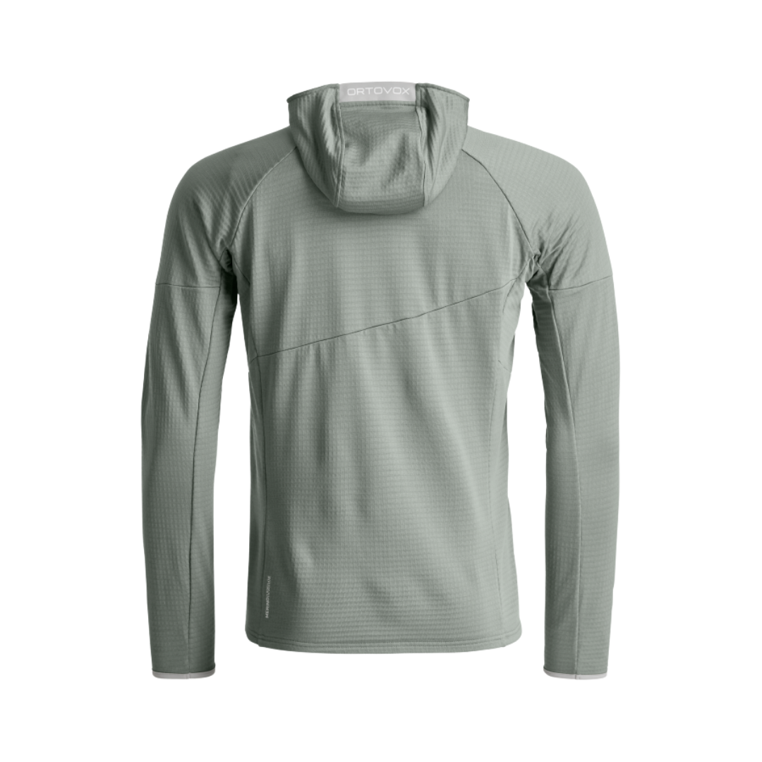 Fleece tecnico con cappuccio uomo