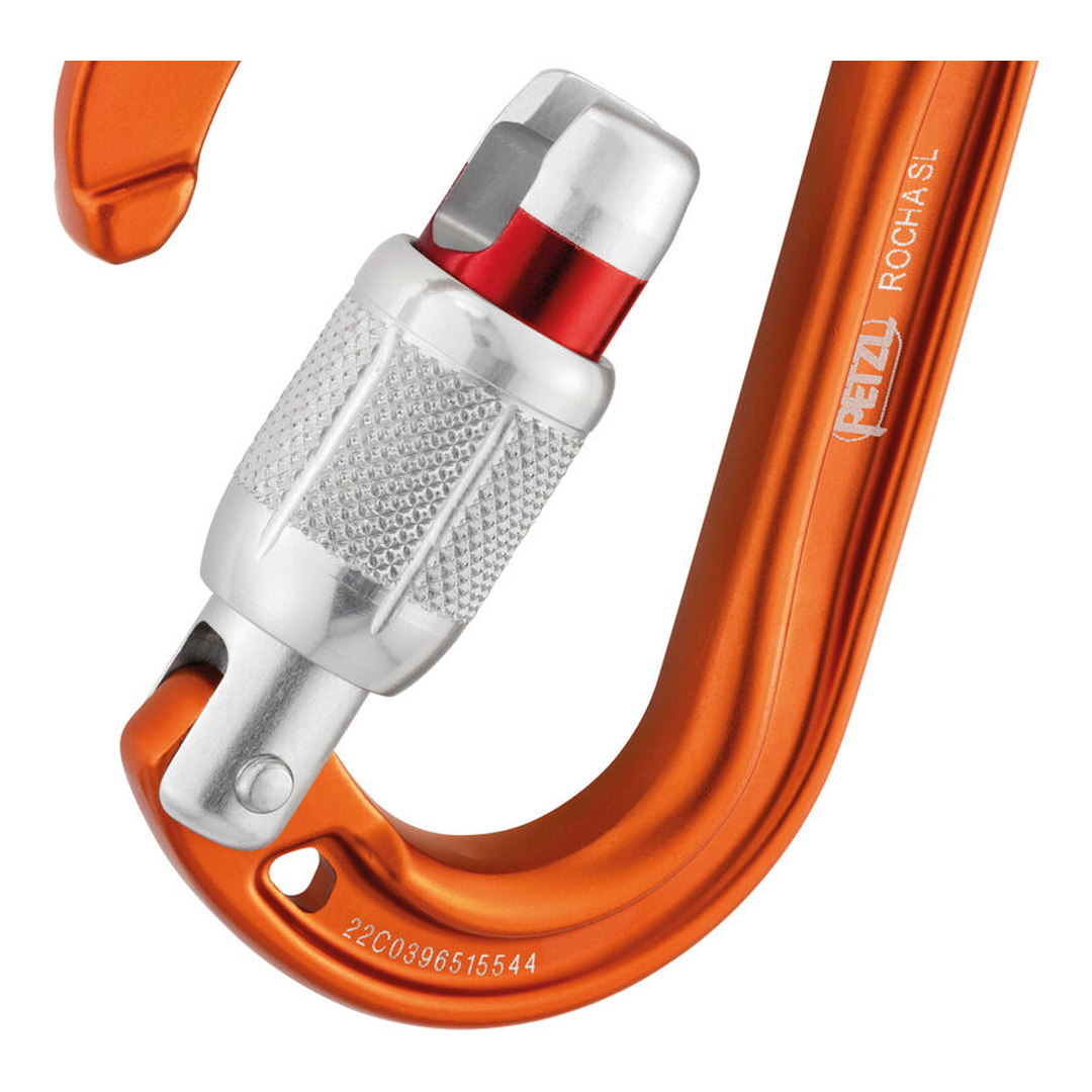 PETZL ROCHA|Orange-SCREW-LOCK
