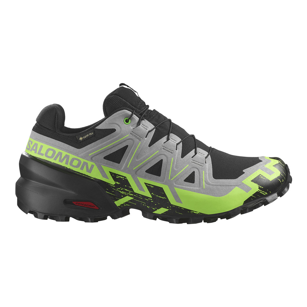 SALOMON Speedcross 6 Gtx - Black/Alloy/Green Gecko 13|Man