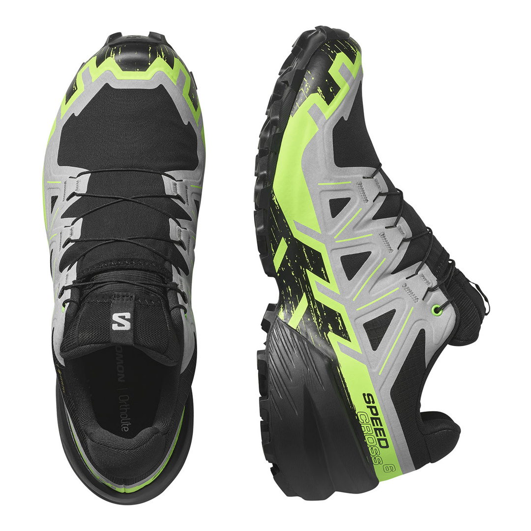 SALOMON Speedcross 6 Gtx - Black/Alloy/Green Gecko 13|Man