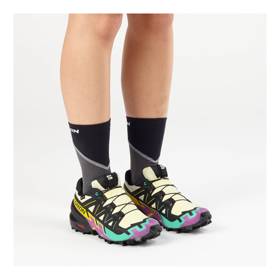 SALOMON Speedcross 6 Gtx W - Transparent Yellow/Black/Wate|Wmn