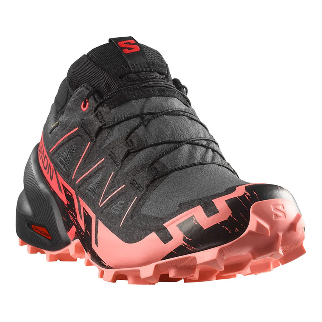 SALOMON Speedcross 6 Gtx W - Nine Iron/Black/Flamingo Pink|Wmn