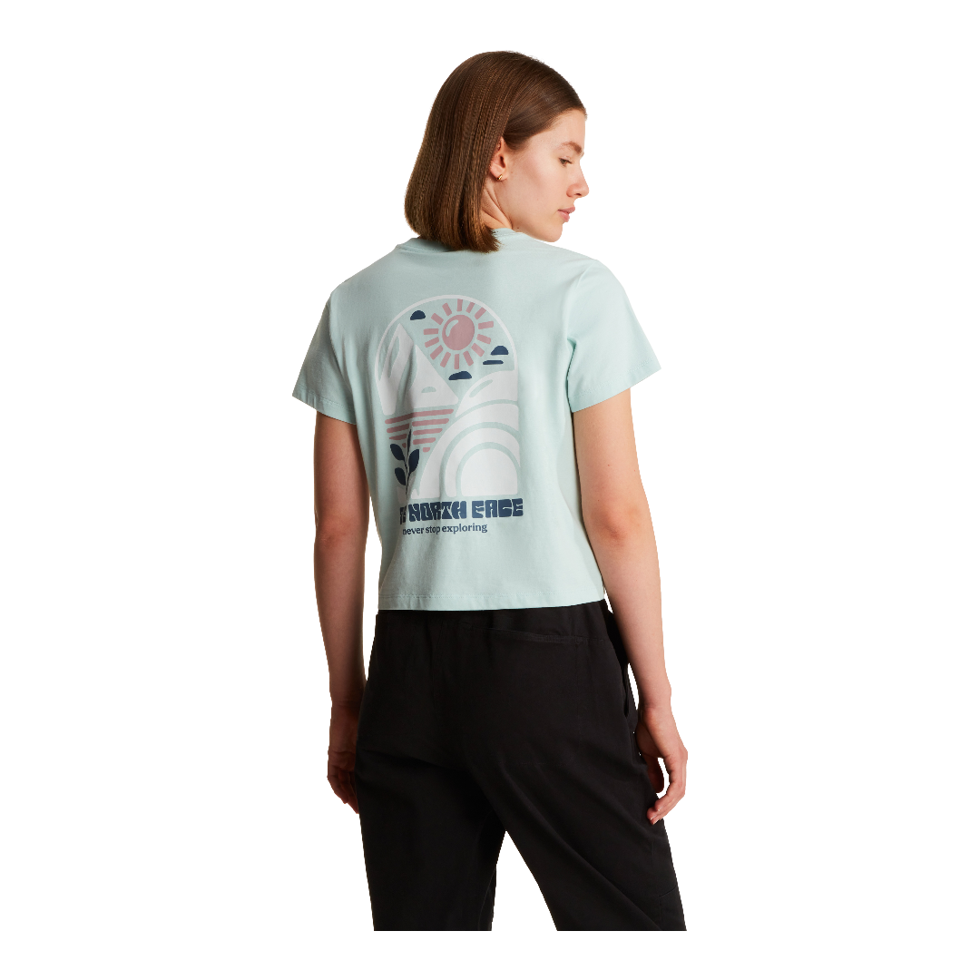 THE NORTH FACE W Sun Regular Short Sleeve Cutie Tee-Gra|Wmn