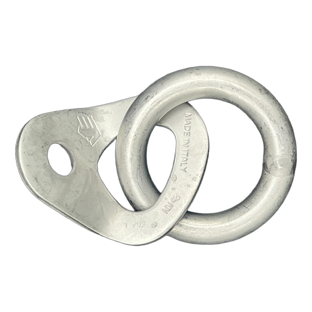 DOC ROCK PLACCHETTA CON ANELLO AISI 304mm F.10 TH.3