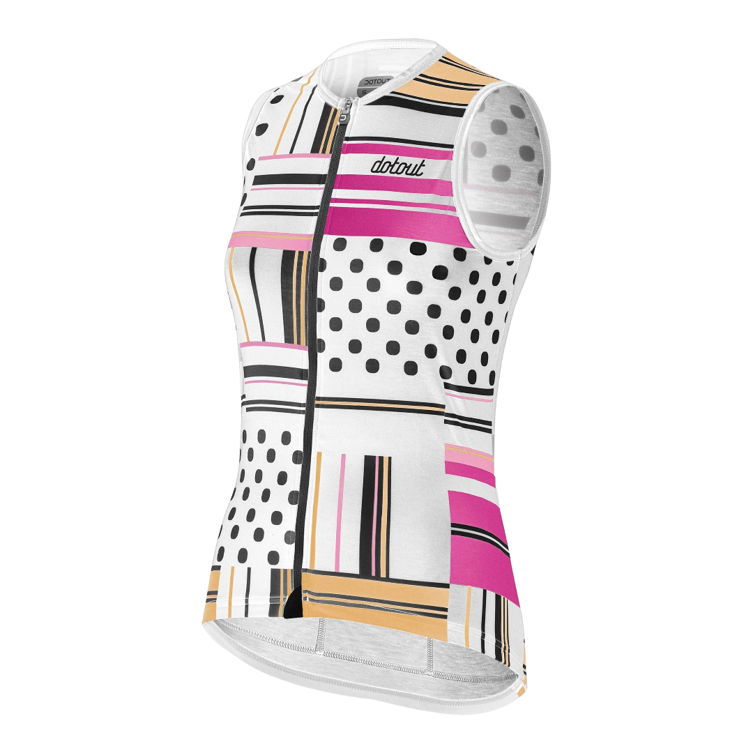 SQUARE SLEEVELESS W JERSEY