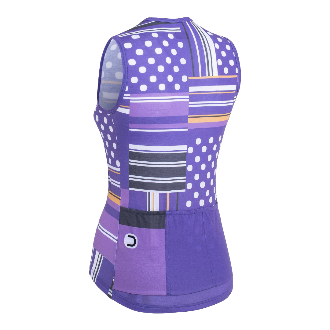 SQUARE SLEEVELESS W JERSEY