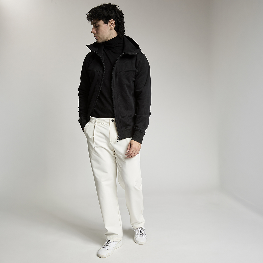 IL BELE' MAN FULL ZIP HOODIE SWEATSHIRT