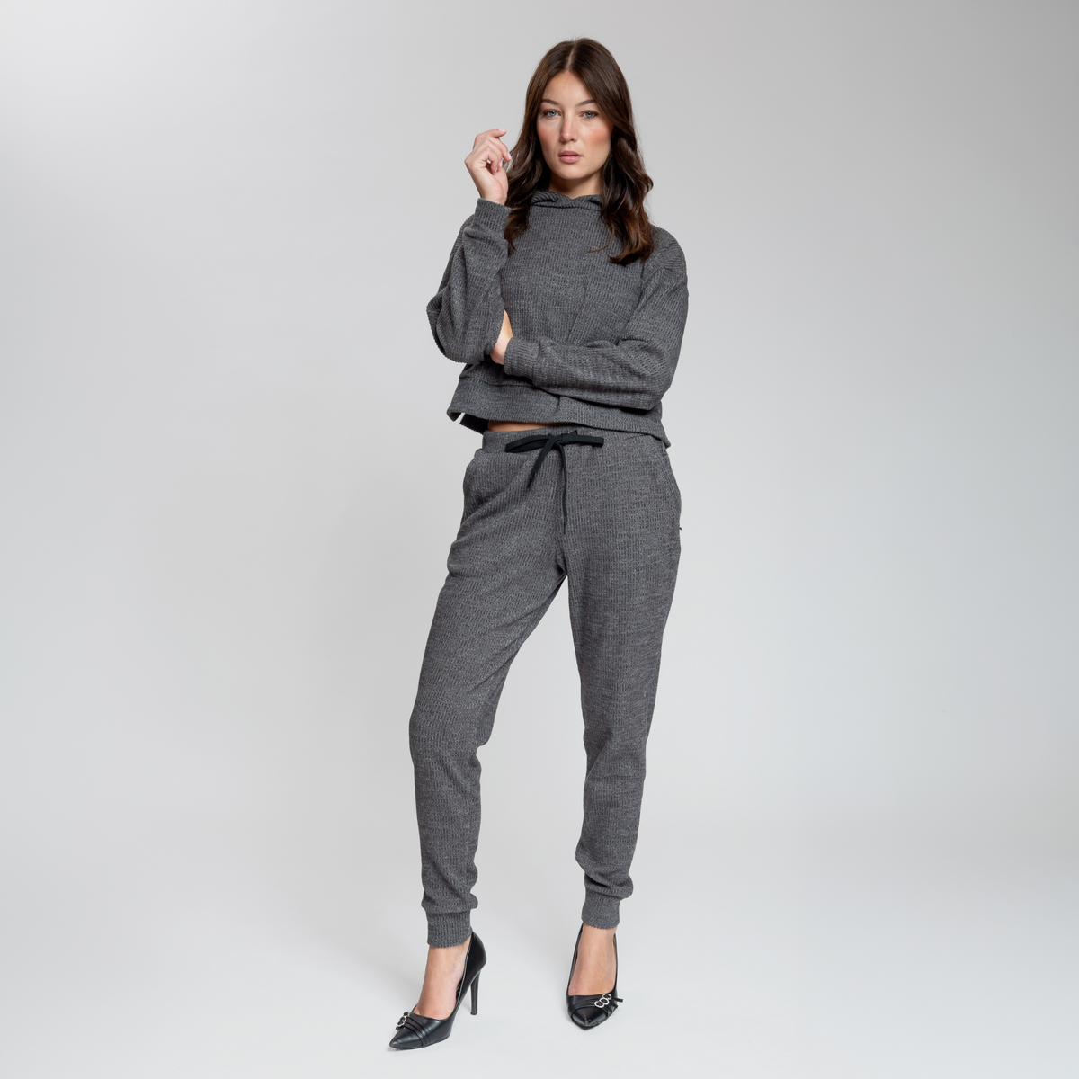 Felpa crop donna JANE