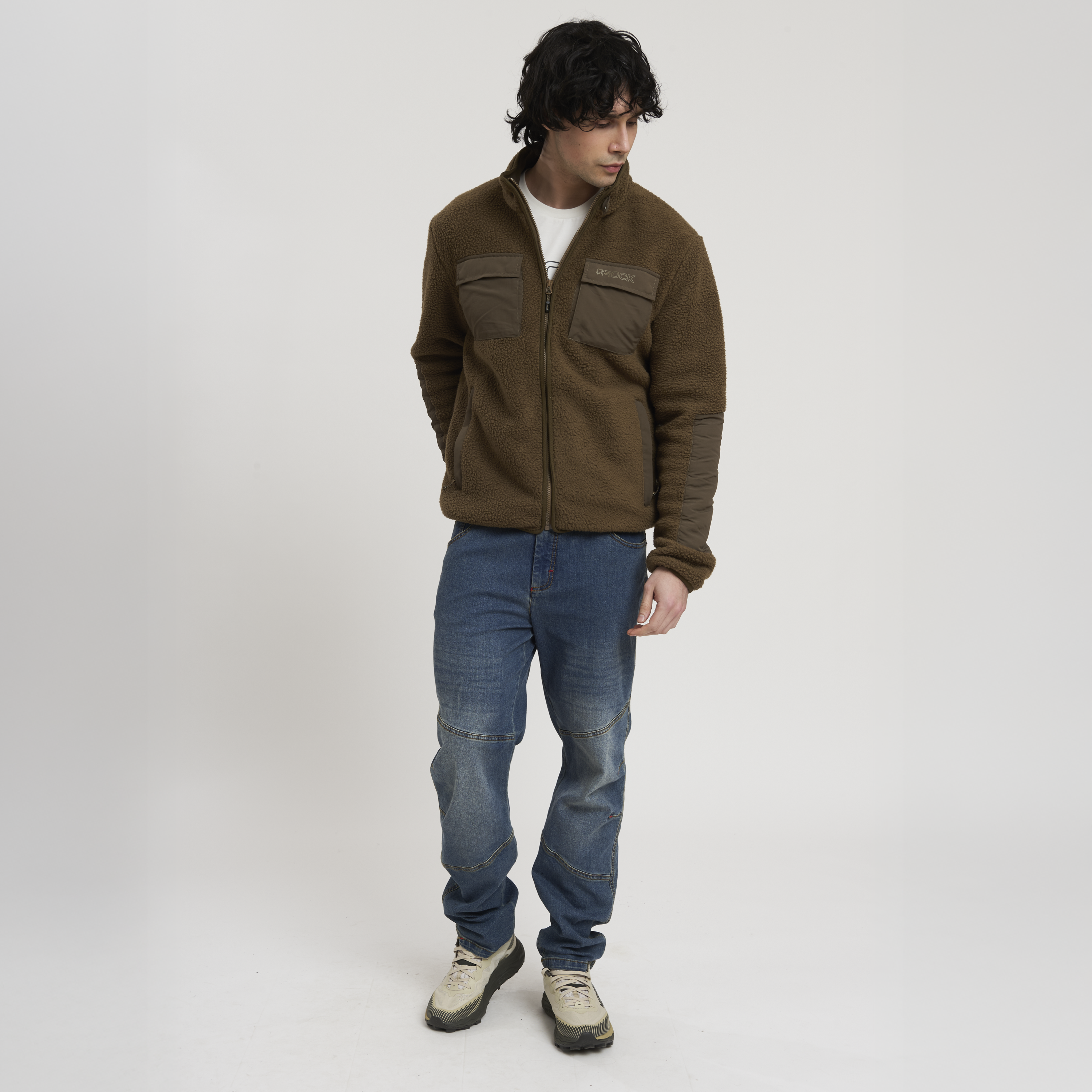 FLINT MOCK NECK MAN FLEECE