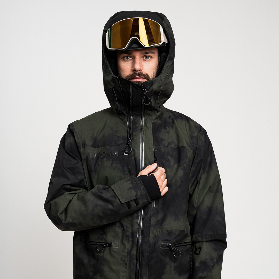 Rock Experience Silverstar Tie Dye padded giacca uomo