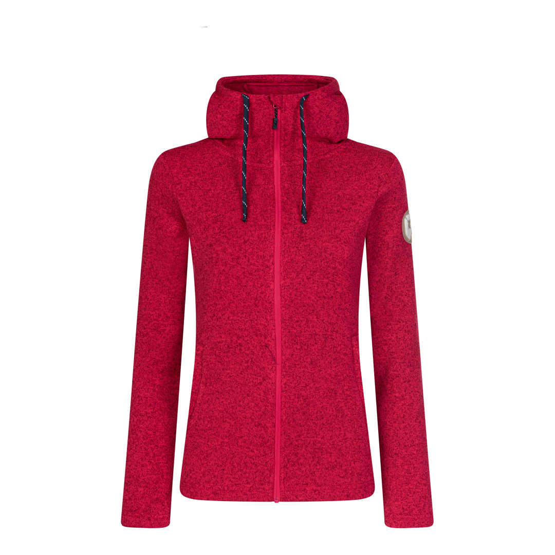 BERNA M. HOODIE FZ WOMAN FLEECE