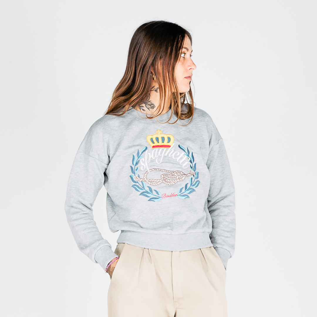 Spaghetti boulder Felpa donna PABLO'S