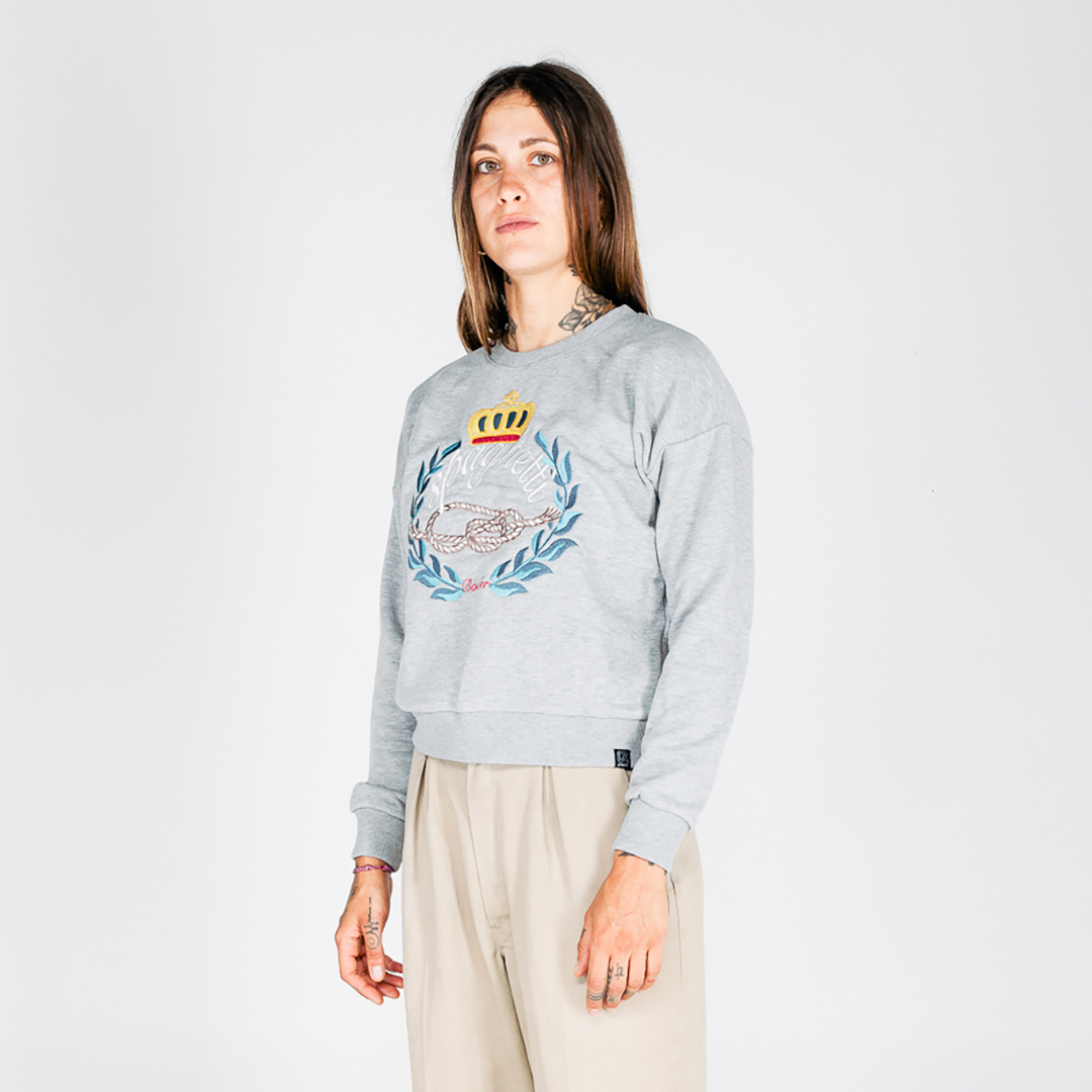 Spaghetti boulder Felpa donna PABLO'S