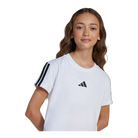 ADIDAS JG 3S TEE 160|white/black_Wmn