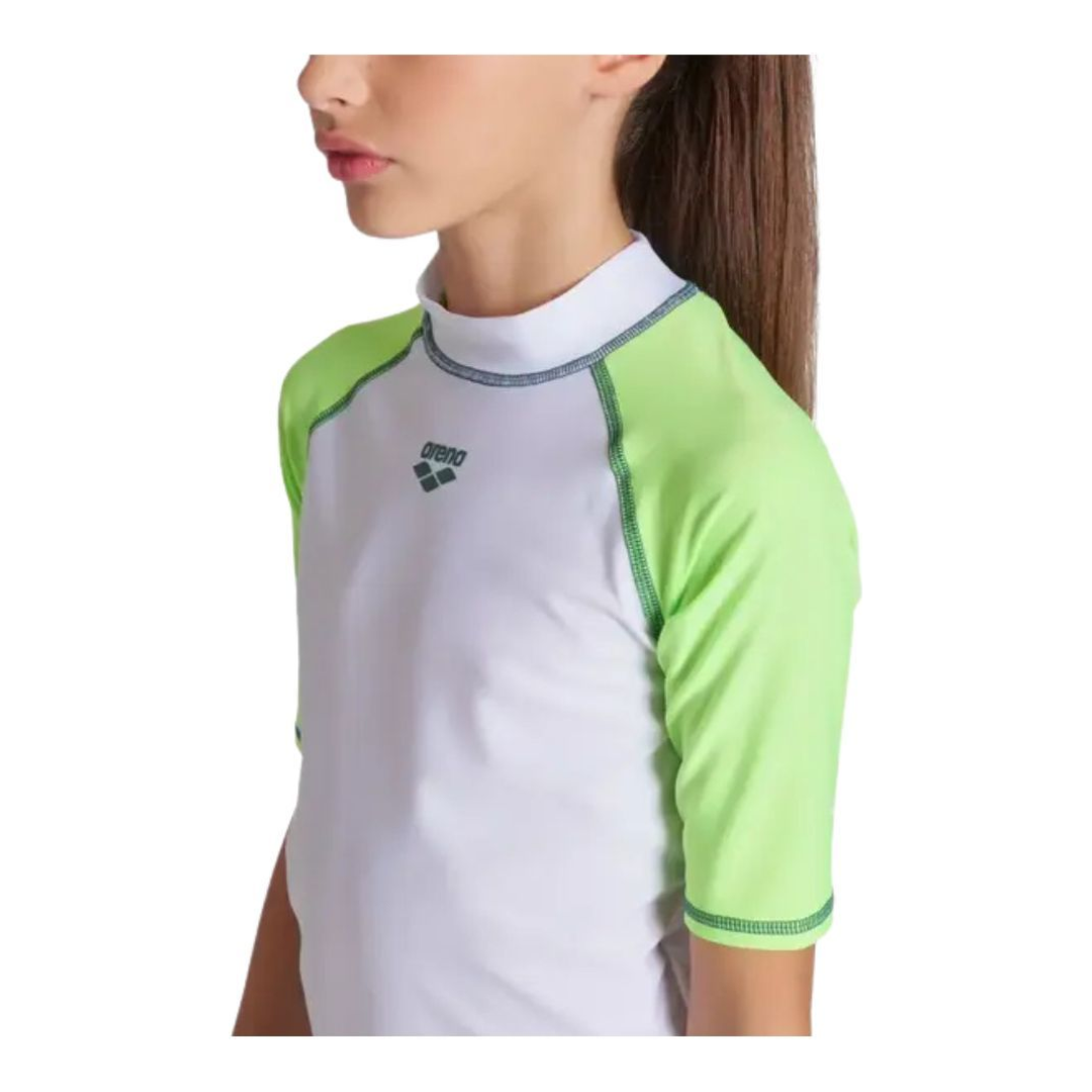 ARENA Unisex Jr Rash Vest S/S Graphic-Junior