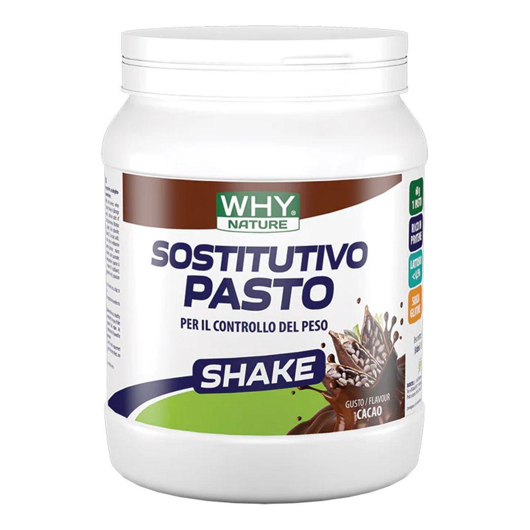 WHYNATURE Sostitutivo Pasto Shake Cacao 480 Gr