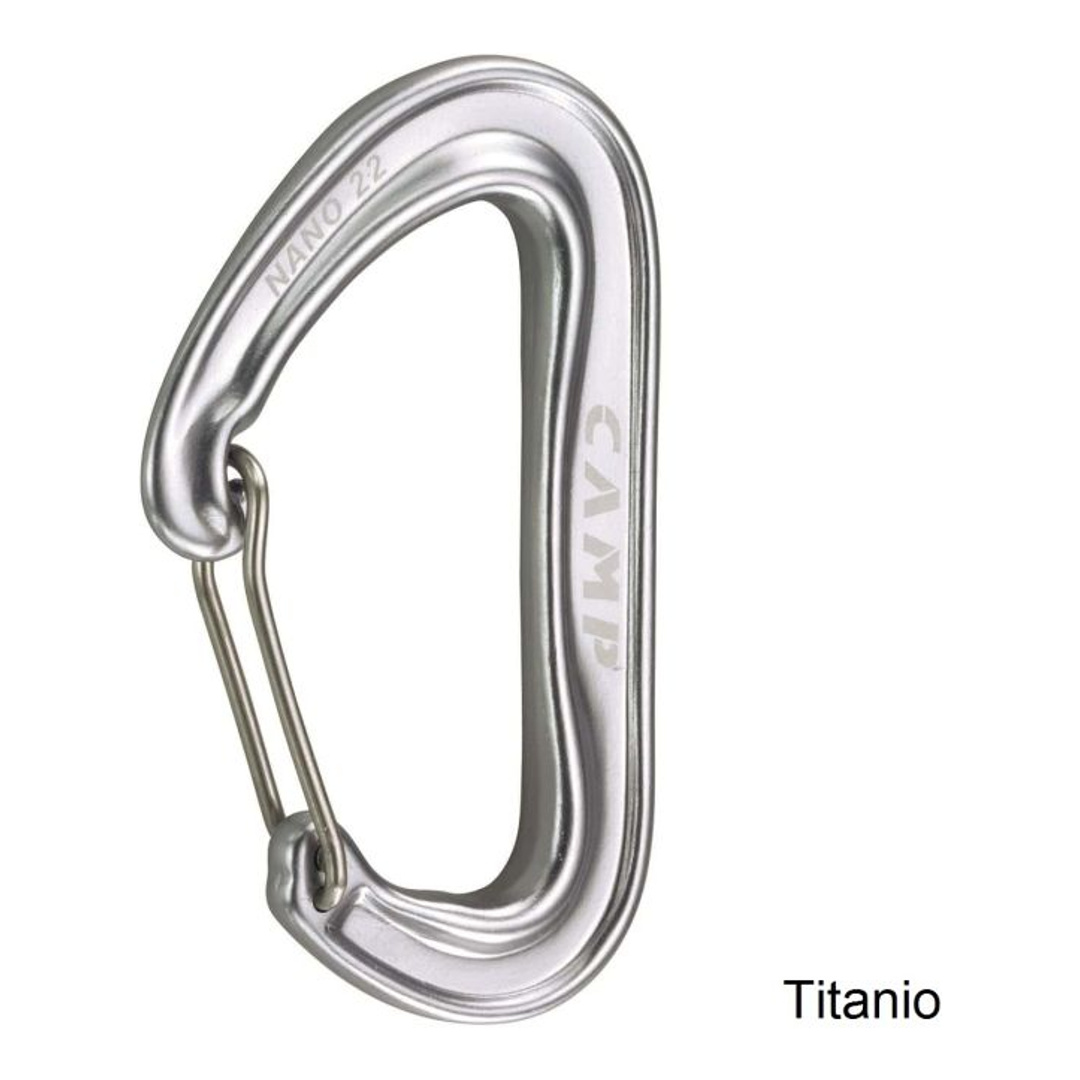 Moschettoni  CAMP Nano 22 - Titanio