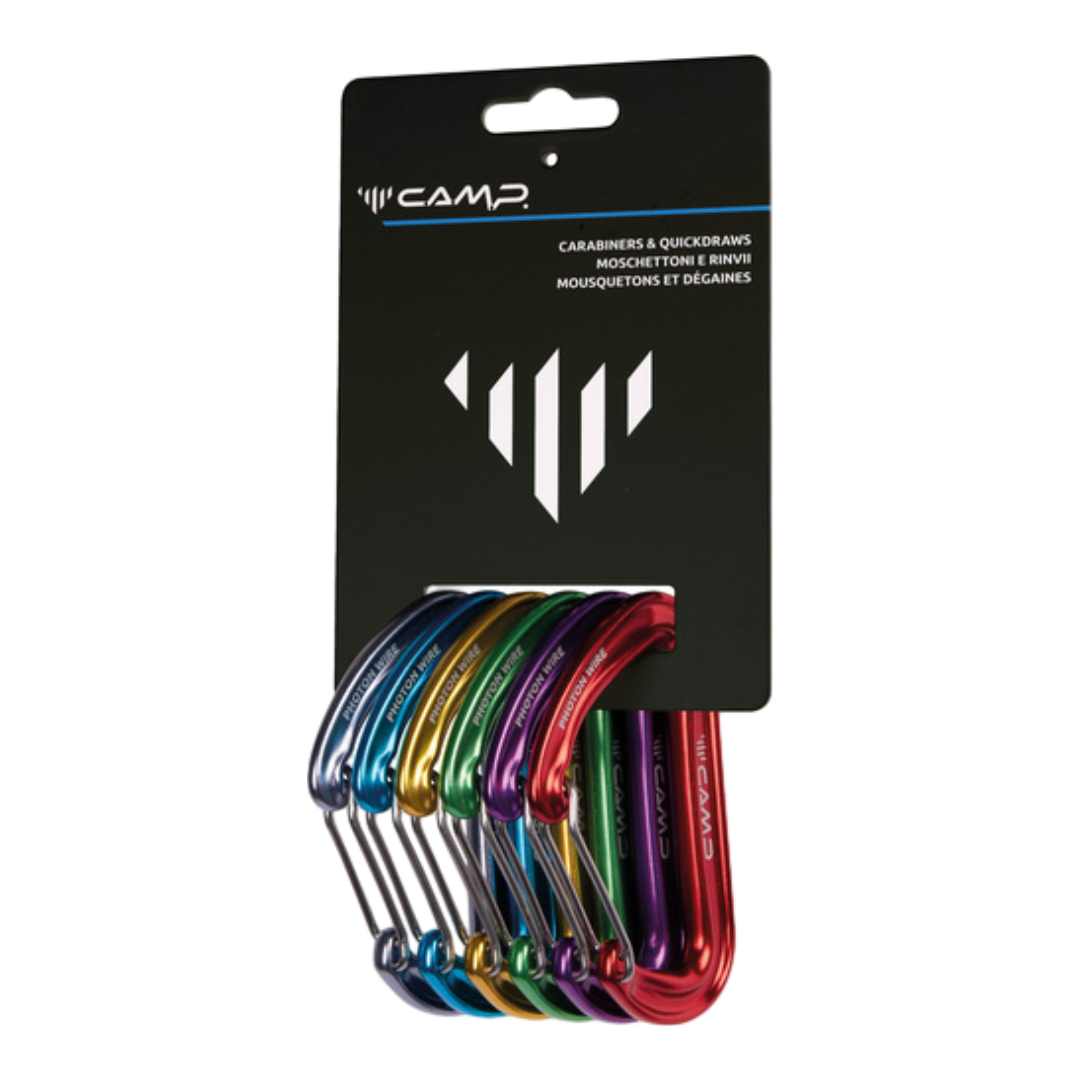 Moschettone CAMP RACK PACK PHOTON WIRE-6 pz