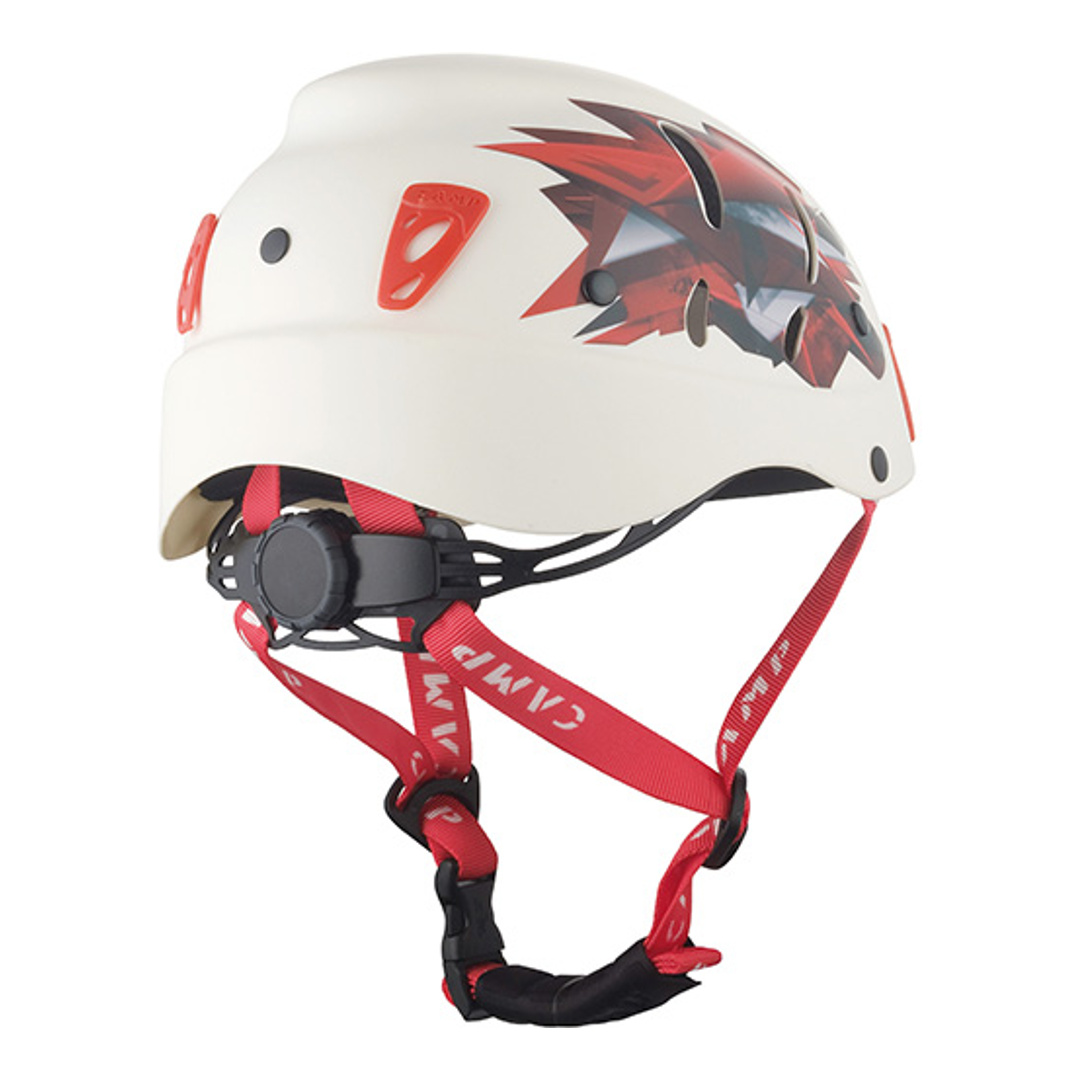CASCO CAMP ARMOUR 50-57 cm - BIANCO /ROSSO