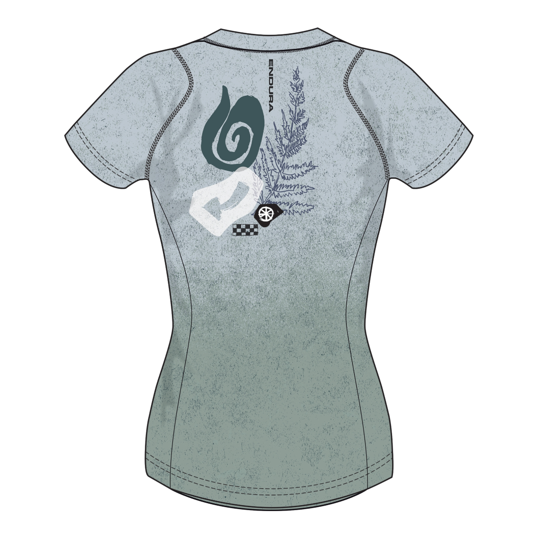 T-shirt bici donna SINGLETRACK S/S PRINT TEE