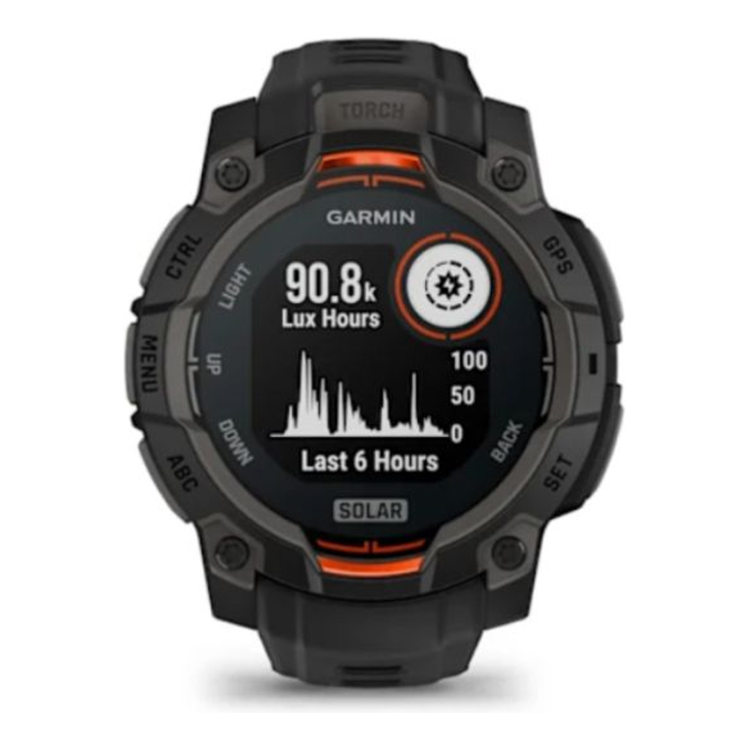 GARMIN Instinct 3, 45mm, Solar, Black con cinturino Black|Unisex