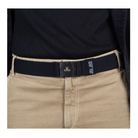 JAIL JAM Alps Belt - Cintura Elastica Tinta Unita Con Fibbia Piatta, H. 34Mm