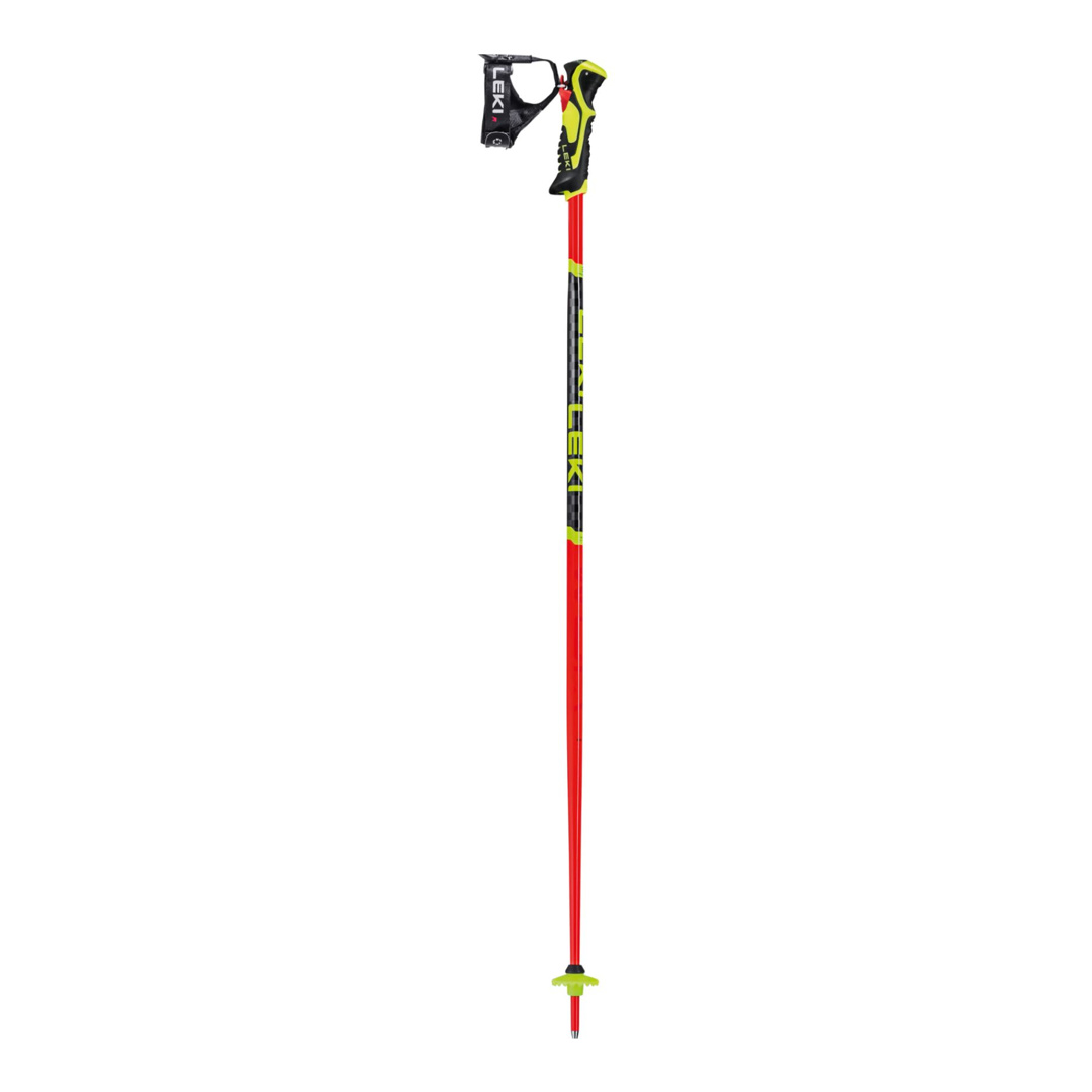 Poles LEKI WCR Lite SL 3D_bright red-black-neonyellow-Junior