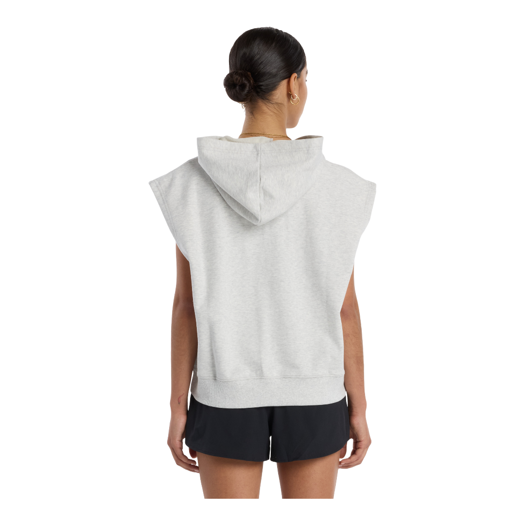 NEW BALANCE Embossed Sleeveless Hoodie - Wmn