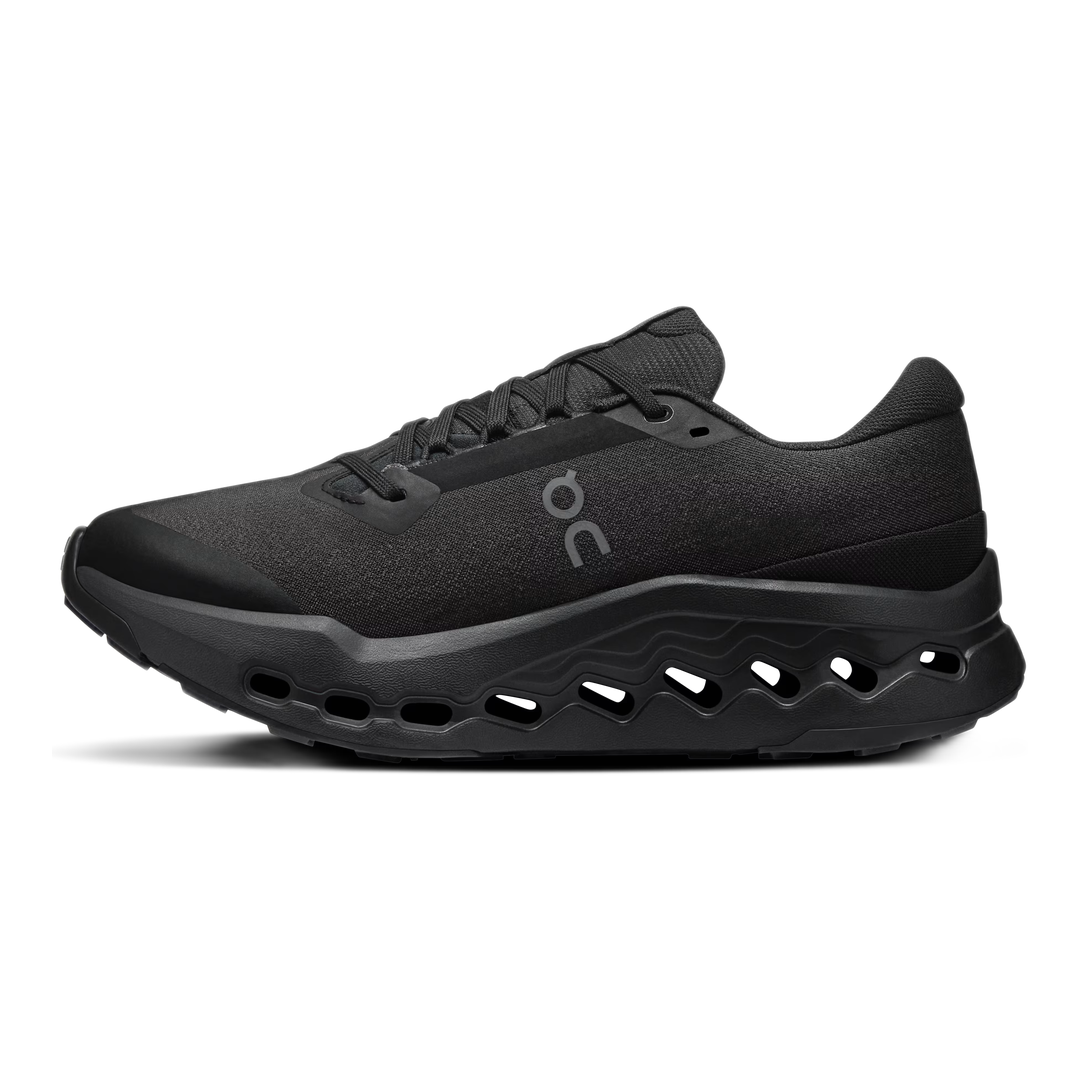 ON Cloudsurfer Trail 2 WP/1043 Black Black|Wmn