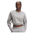 UNDER ARMOUR UA RIVAL FLEECE PIPED CREW|Wmn