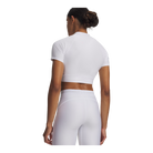 UNDER ARMOUR Heatgear Crop Mock Ss-Wmn