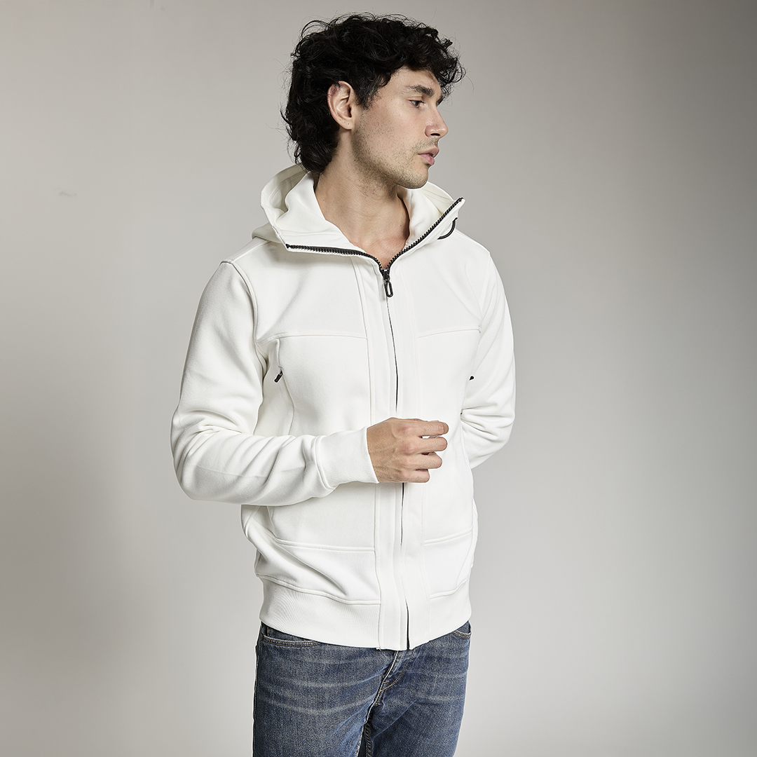 IL BELE' MAN FULL ZIP HOODIE SWEATSHIRT