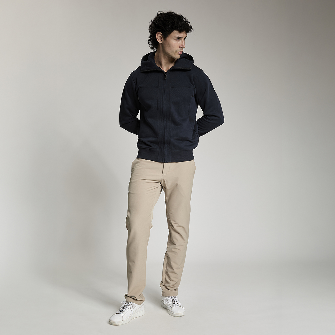 IL BELE' MAN FULL ZIP HOODIE SWEATSHIRT