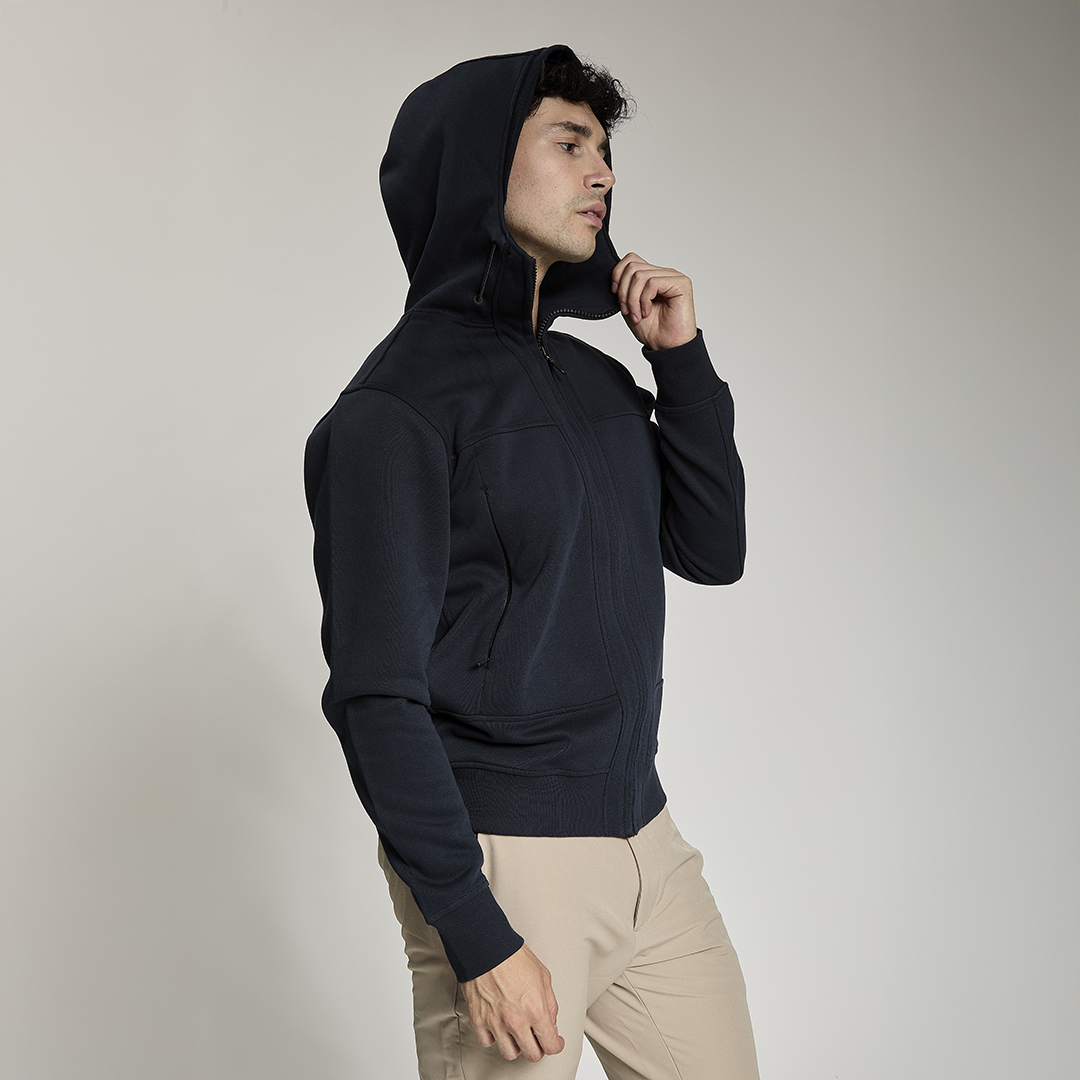 IL BELE' MAN FULL ZIP HOODIE SWEATSHIRT