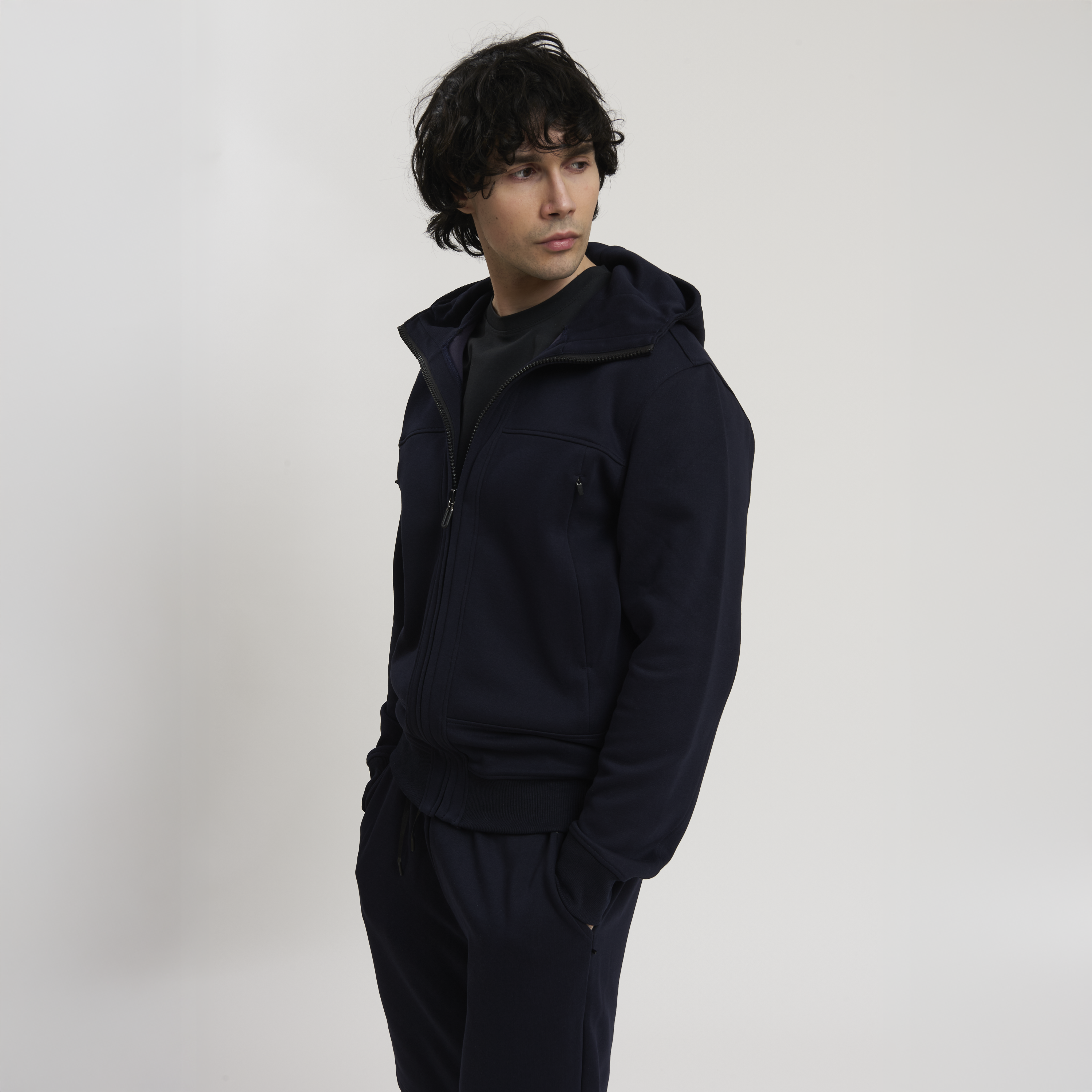 IL BELE' SUMMER MAN SWEATSHIRT HOODY FULL ZIP