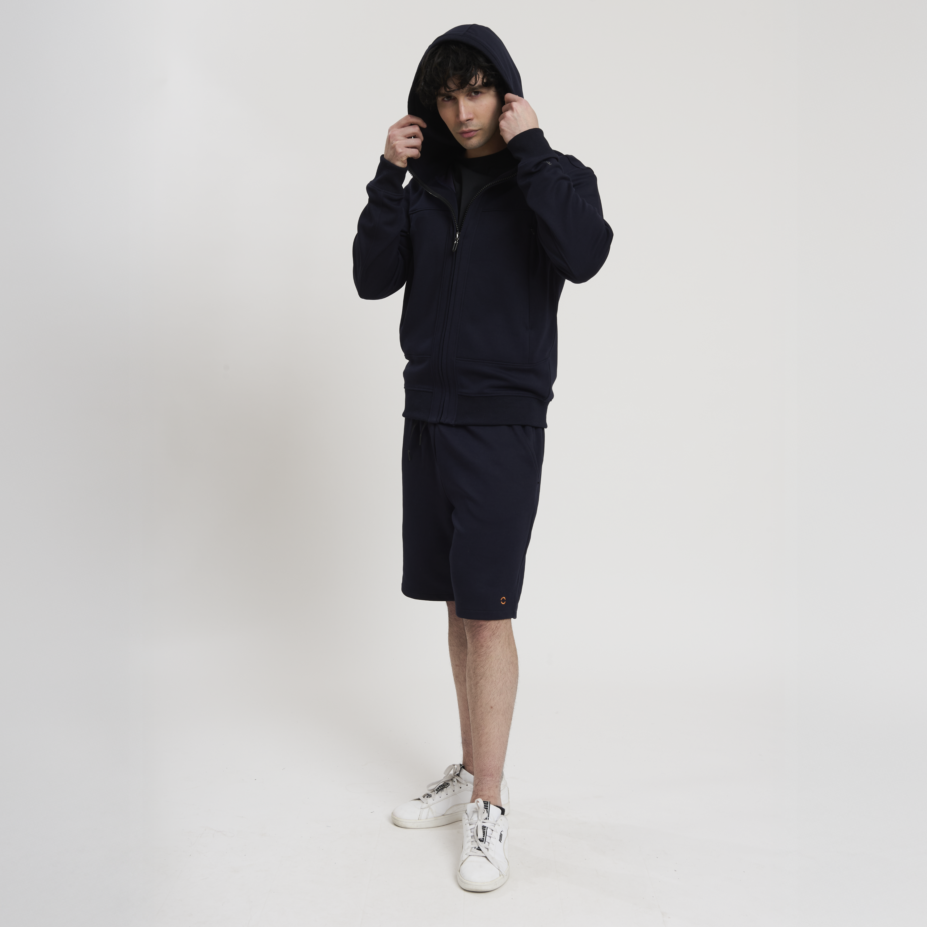 IL BELE' SUMMER MAN SWEATSHIRT HOODY FULL ZIP