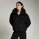 LA TERRY WOMAN TEDDY JACKET REVERSIBLE