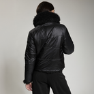 LA TERRY WOMAN TEDDY JACKET REVERSIBLE